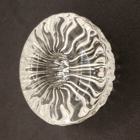 Iittala Scandinavian MCM Glass Candleholder Pair - Picture 4 of 6